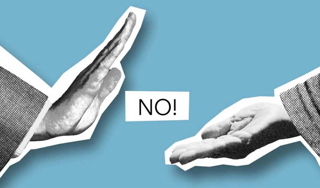 hands with NO in between